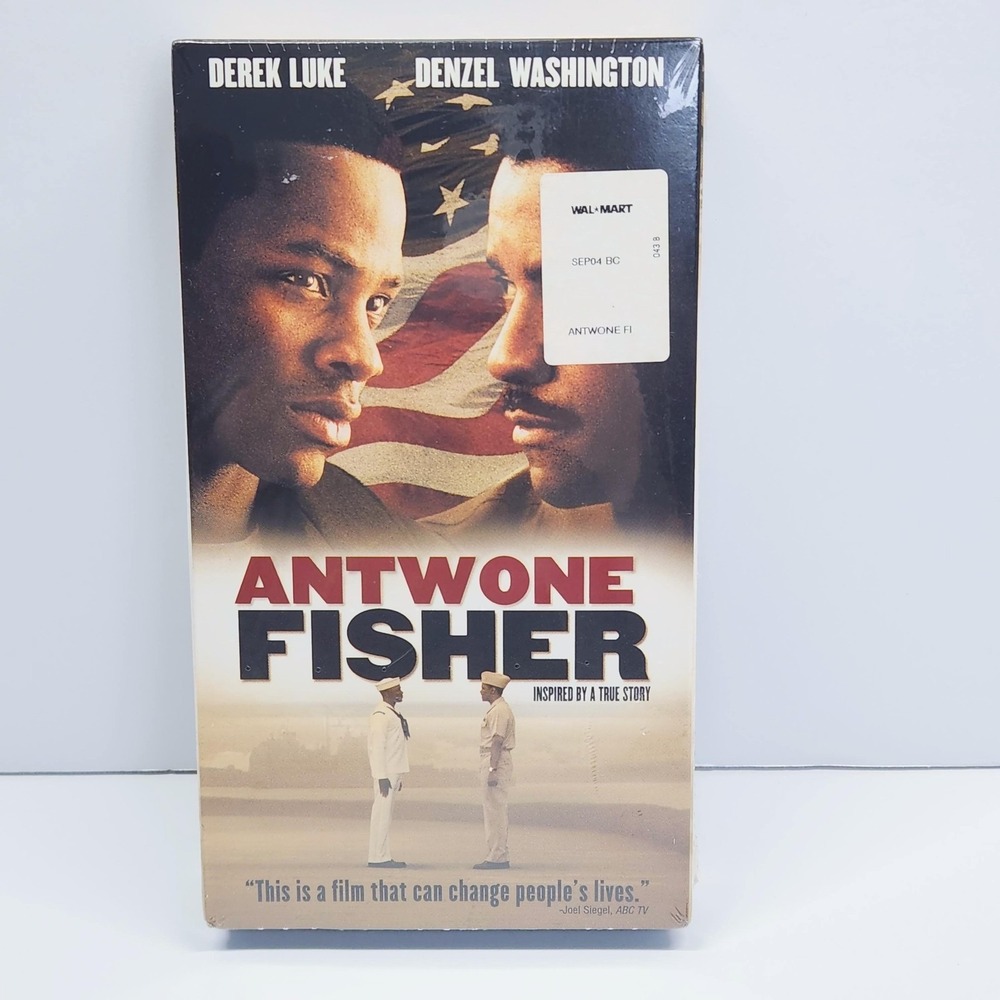 Vintage Antwone Fisher VHS Tape Denzel Washington Derek Luke Fox Drama Biopic